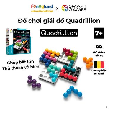Đồ chơi trí tuệ Smartgames Thử thách Quadrillion