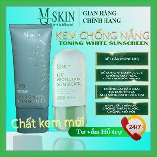 Kem chống nắng MQ Skin SPF50 TONING WHITE SUNSCREEN MỚI NHẤT  ( MQSKIN Chính hãng )