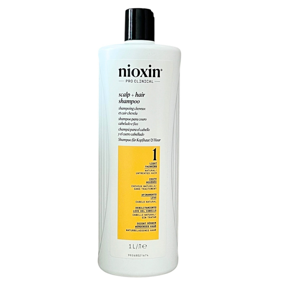 Dầu gội chống rụng, kích thích mọc tóc Nioxin System 1 Shampoo 1000ml