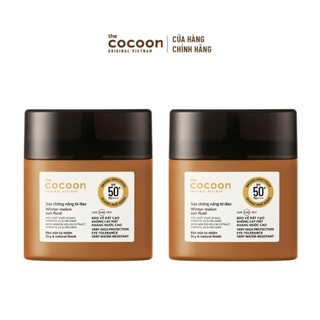   MUA 2 GIẢM 41%  Combo 2 Sữa chống nắng bí đao - Ráo mịn tự nhiên SPF 50+ UVA-PF 62.6 Cocoon 50ml 