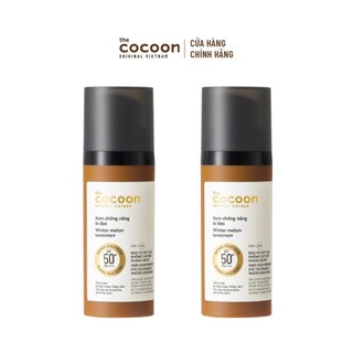   MUA 2 GIẢM 37%  Combo Kem chống nắng bí đao quang phổ rộng SPF 50 + PA ++++ Cocoon 50ml 