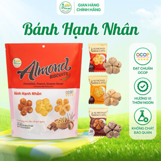 Bánh hạnh nhân truyền thống - đặc sản An Giang - Vị Đậu, Mè, Socola - gói 250g | Tiến Anh Bakery