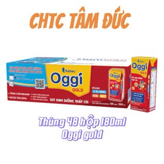 Combo 2 Thùng Sữa uống dinh dưỡng pha sẵn Oggi Gold 180ml Vitadairy