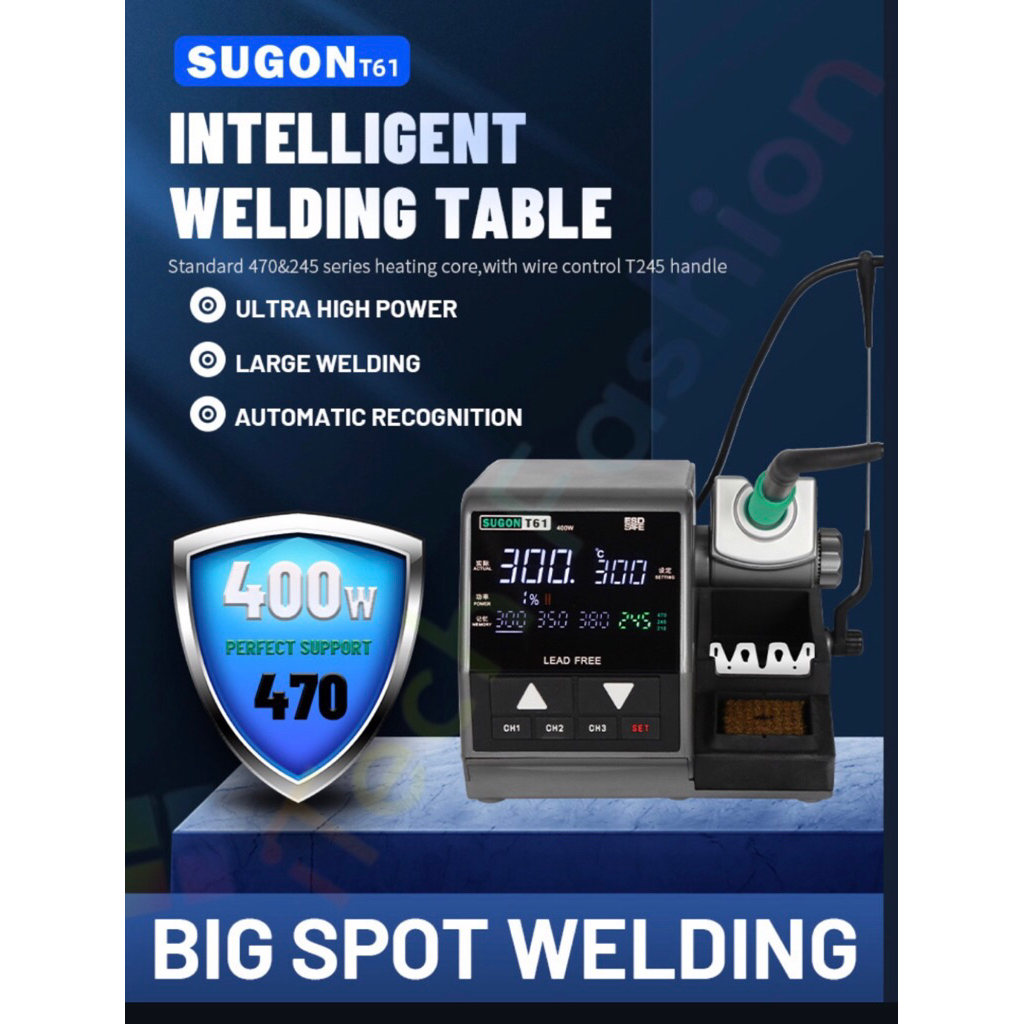Máy hàn Sugon T61 400W SMD - C470 ( kèm 3 mũi hàn )