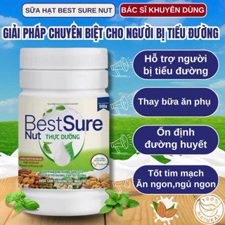 Sữa Hạt Best Sure Nut Cho Người Tiểu Đường, Bổ Sung Canxi, Người Xương Khớp,  Bổ Sung Dinh Dưỡng Từ Các Hạt Ngũ Cốc Quý