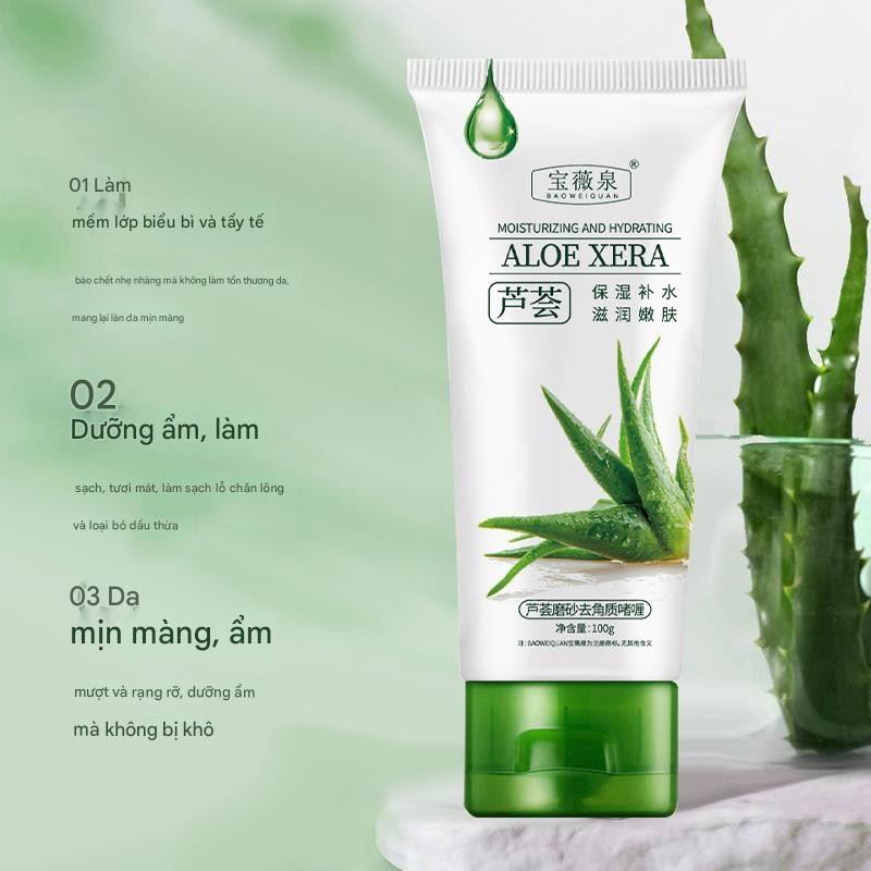 Gel sạch bã nhờn mun ẩn ALOE XERA Làm Sạch Nhẹ Nhàng, Giúp Da Mịn Màng, Hỗ Trợ Giảm Mụn