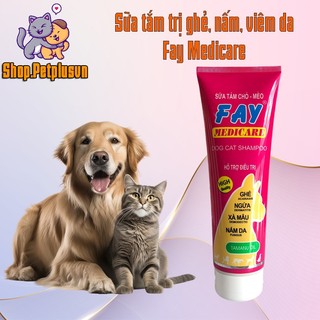Fay Medicare Sữa tắm chữa ghẻ, nấm viêm da chó mèo chai 285ml