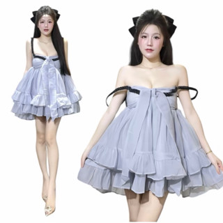  Đầm hai dây babydoll voan xoè cực xinh phong cách tiểu thư dễ thương cho nữ đi chơi dự tiệc sang trọng đầm đi biển 