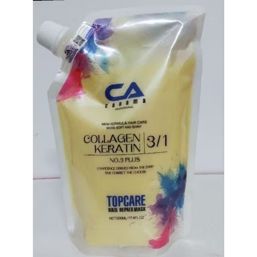 Hấp dầu Collagen keratin CANAMA 3in1 500ml