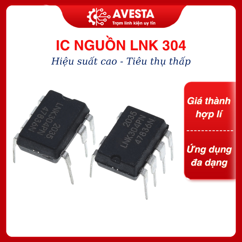 IC nguồn LNK304PN LNK304 chính hãng nhập khẩu đảm bảo chất lượng Avesta