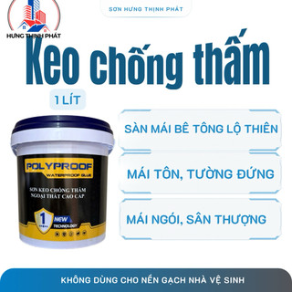  Keo chống thấm không màu Polyproof chống thấm Sân thượng trần nhà chống thấm tường đứng 