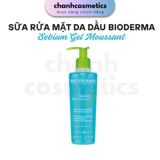  Sữa rửa mặt Bioderma Sebium Gel Moussant Chính Hãng - 200ml CHANH COSMETICS 