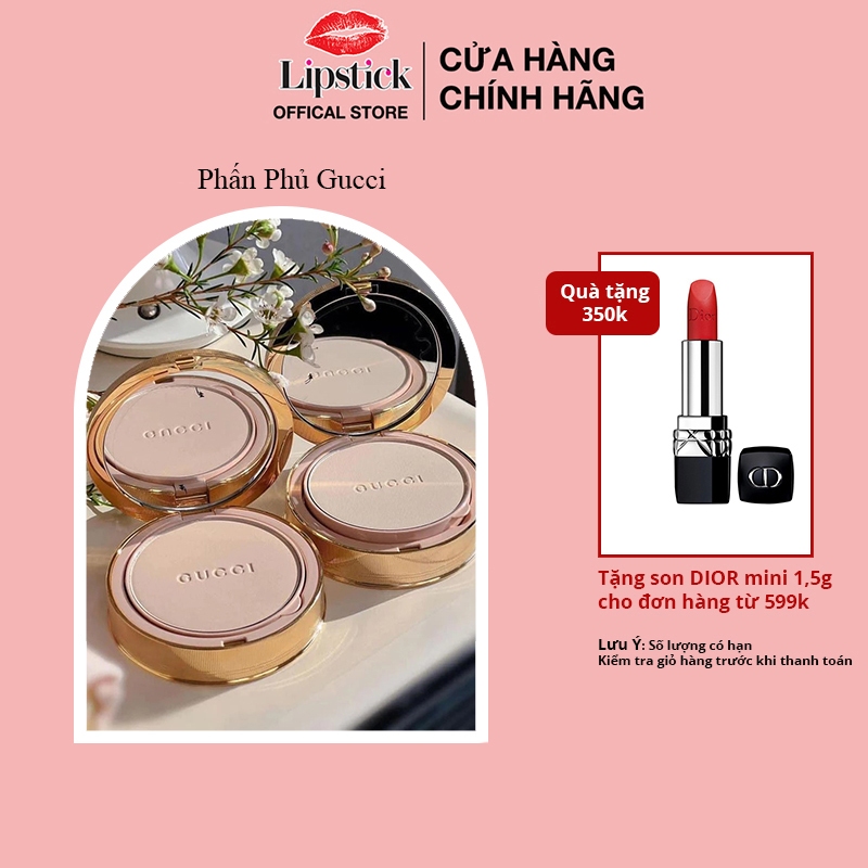 Phấn phủ Gucci Poudre De Beaute Mat Naturel, phấn phủ gucci 10g chính hãng Lipstick Offical Store