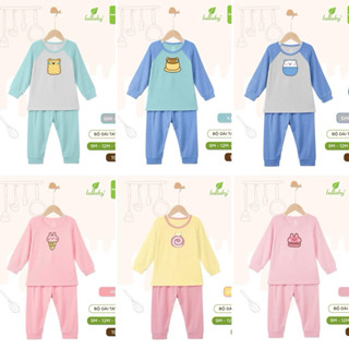 [ LULLABY ] Bộ dài tay chất SỢI TRE TĂM cho bé