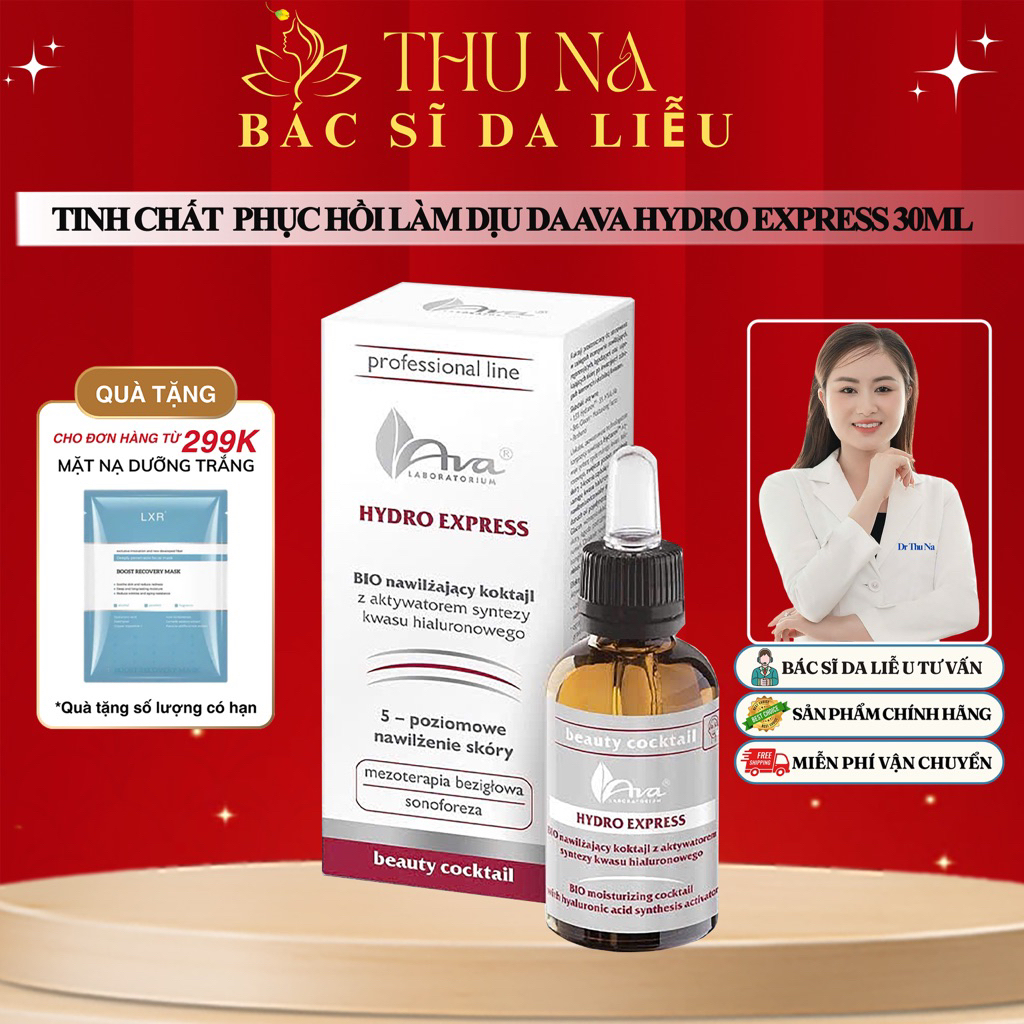 Tinh chất phục hồi  làm dịu da AVA Hydro Express 30mlu
