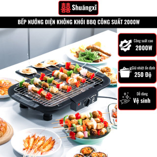  Bếp Nướng Điện Không Khói BBQ Gia Đình Công Suất 2000W Tiện Lợi Dễ Dàng lắp đặt và Sử dụng 