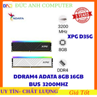 Ram Adata XPG D35G RGB Black 8GB 16GB | DDR4, 3200MHz