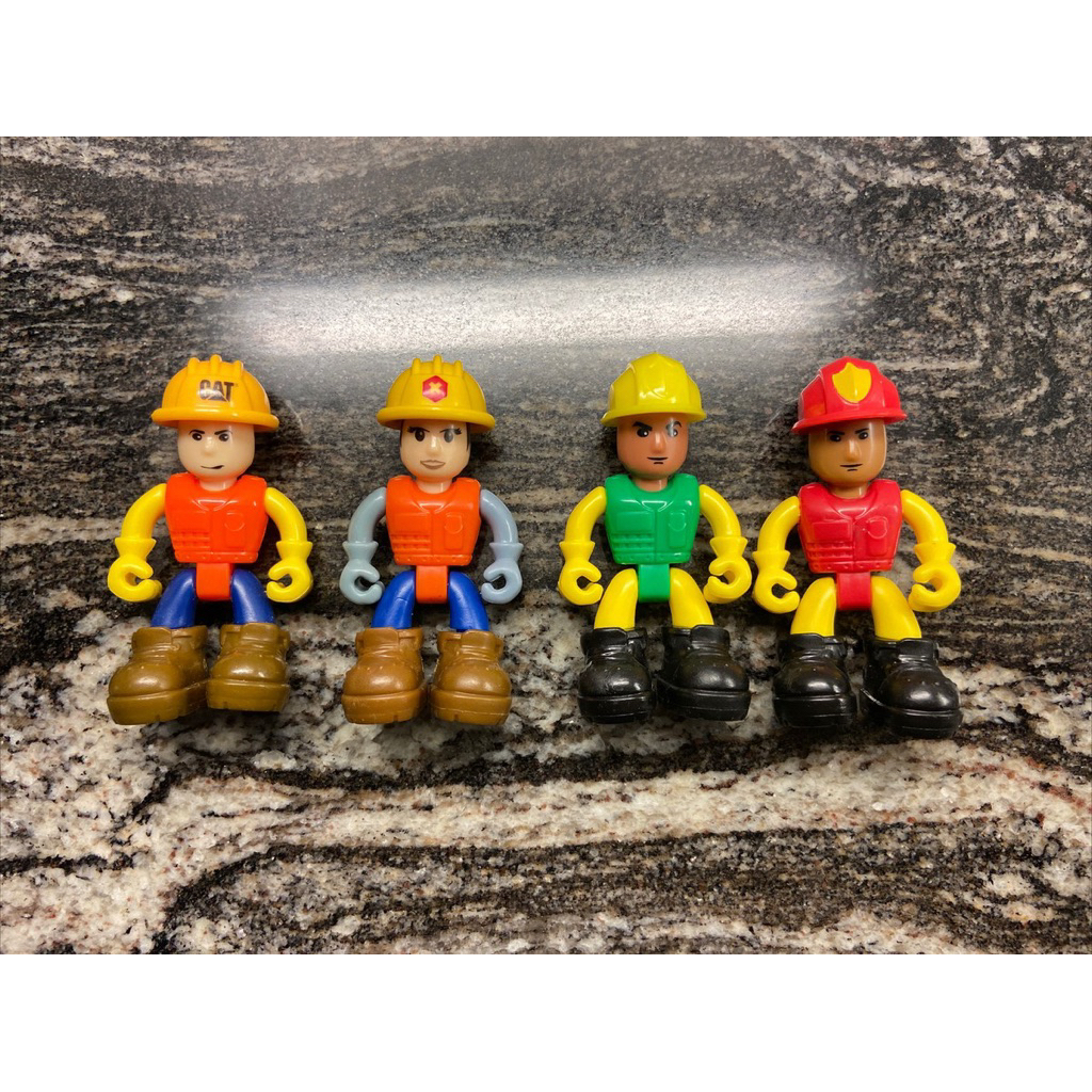 Mô hình Figure Caterpillar CAT Construction Hard Hat Toy Figures By Toy State