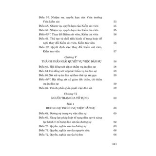 Sách Bộ Luật Tố Tụng Dân Sự (Hiện Hành) (Sửa Đổi, Bổ Sung Năm 2019, 2020, 2022, 2023)