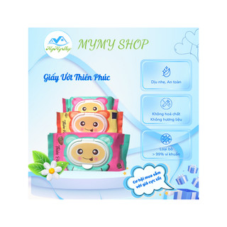 Giấy Ướt Thiên Phúc Gói 120 Tờ, Khăn Ướt Đa Năng Hàng Loại 1 Siêu Dai, Không Mùi, An Toàn Cho Da