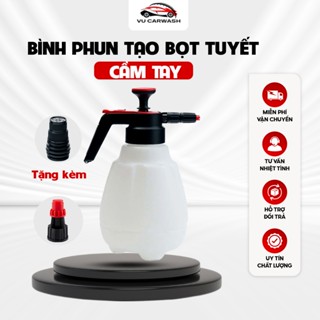 Bình Xịt Bọt Tuyết Cầm Tay - Bình Tạo Bọt Cho Xe Máy, Xe Ô Tô 1.8L 2.5L - Áp Suất Cao, 3 Chế Độ Điều Chỉnh Tia Phun