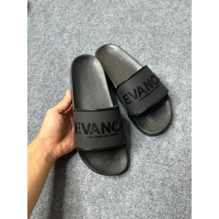  Dép Nam Nữ Quai Ngang Dép DG quai da mác kim loại bền đẹp 