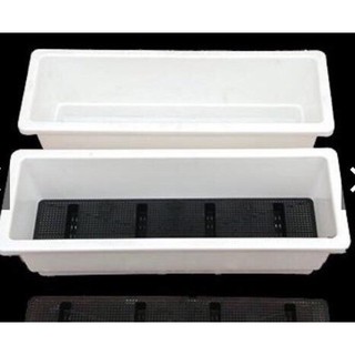  Chậu nhựa hình chữ nhật trồng hoa,trồng rau,trồng cây cảnh thông minh kt48x20x12cm  dày đẹp 