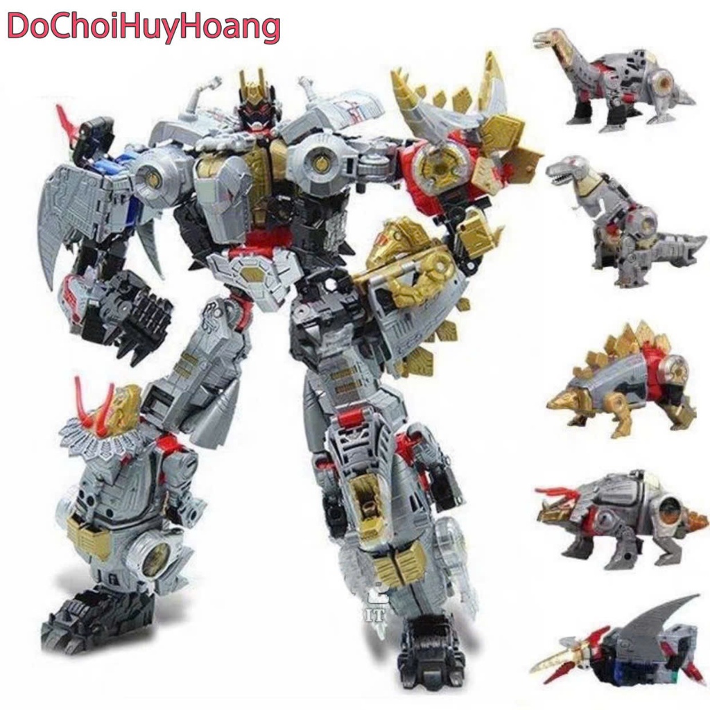 Mô hình Volcanicus Robot Khủng Long Dinoking Dinobot 5in1