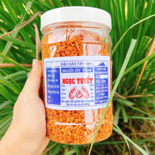 MUỐI TÉP SẤY VỊ VỪA ĂN, CAY, THƠM NGON CHẤM TRÁI CÂY, BÁNH TRÁNG SIÊU NGON