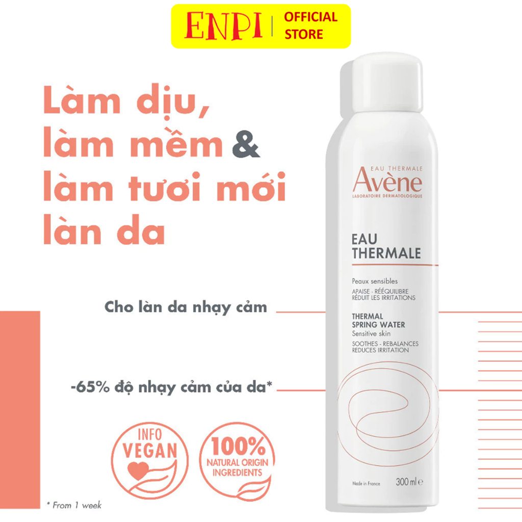 Xịt khoáng Avene Eau Thermale cấp ẩm làm dịu da -ENPI