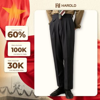 Quần Âu Nam Cạp Cao Ống Suông Cao Cấp Harold Gurkha Season 7 Sang Trọng, Co Giãn Chống Nhăn, Đứng Form Tôn Dáng