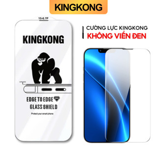 [KHÔNG VIỀN ĐEN] Kính cường lực KINGKONG KK-67 nano siêu mượt, có màng loa iphone 11 12 13 14 15 16 17 Promax