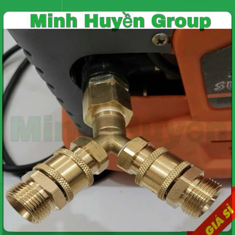 Khớp Chia Y Ren Trong 22mm Ra 2 Đầu Ren Ngoài 22mm Hoặc Ren Ngoài 14mm