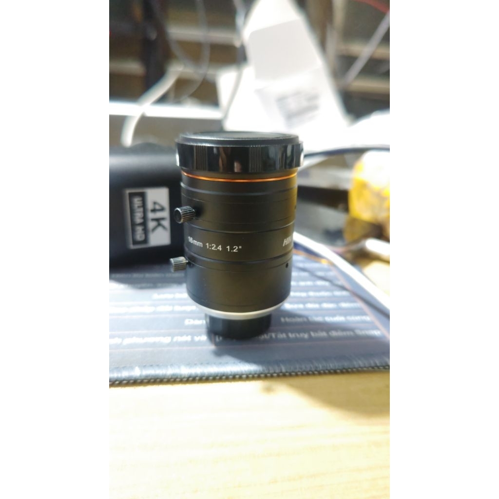 Ống kính công nghiệp Hikrobot MVL-KF1624M-25MP | Lens Machine Vision 16mm F2.4 C-Mount 25MP