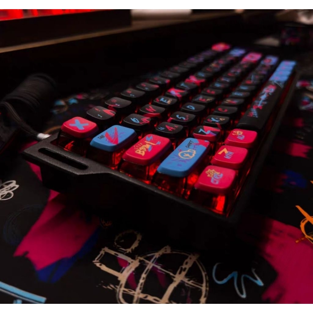 Keycap LOL Jinx phong cách Gravity sắc màu siêu ngầu cho bàn phím | BigBuy360 - bigbuy360.vn