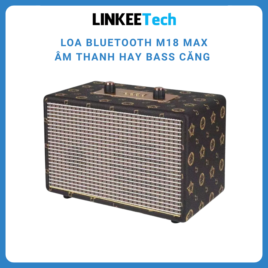 Loa Bluetooth M18 Công Suất Lớn Bass Siêu Trầm Loa Di Động Cầm Tay Cao Cấp