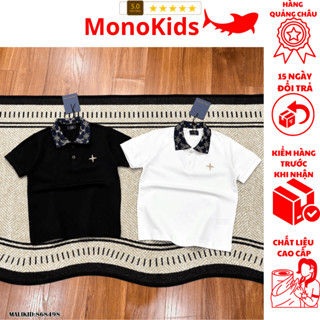  Áo polo bé trai mix viền cổ cực chất chuẩn dáng boy phố 10-43kg MonoKids.store 