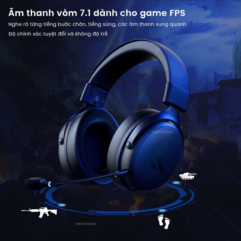 [NEW-BH12T] Tai nghe Mchose V9 Pro - Tai nghe Wired/Wireless/Bluetooth - Âm thanh 7.1 | BigBuy360 - bigbuy360.vn