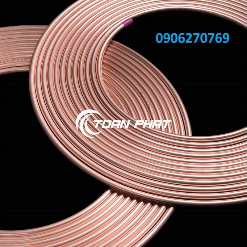 ống đồng phi 6,35x0,61 mm dài 1 mét