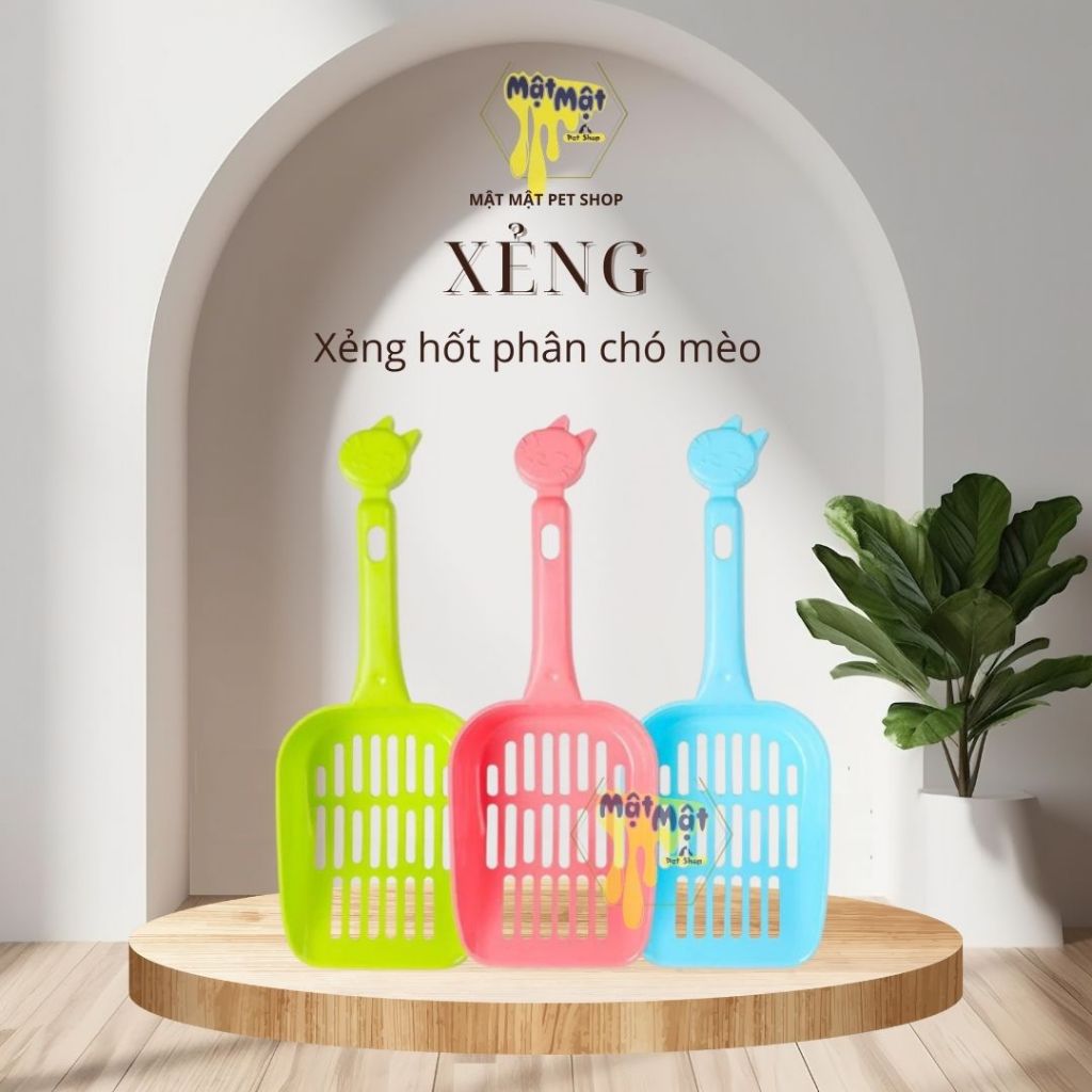 Xẻng cán mèo hốt phân cho chó mèo 💩