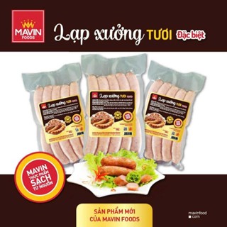  Lạp xưởng tươi Đặc biệt NƯỚNG ĐÁ Mavin 500 gr 