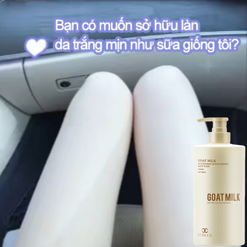 (Dung tích lớn 800ML)  niacinamide trắng sữa tắm  Da Toàn Thân trắng da Trắng da hiệu quả 100% trắng sáng làm trắng da