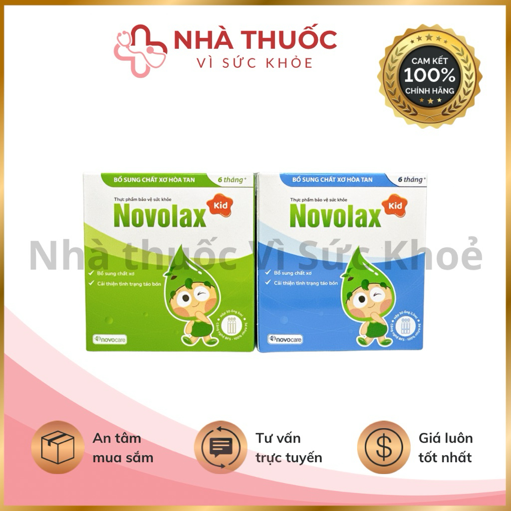 ✅[Chính hãng] NOVOLAX Kid giúp bổ sung chất xơ, giảm táo bón, tốt cho tiêu hoá