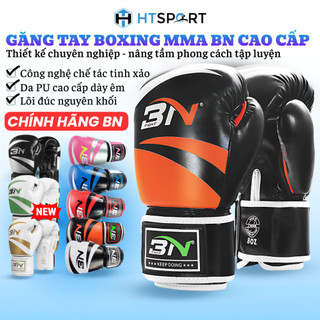  Găng Tay Boxing Bao Tay Đấm Bốc Quyền Anh MMA BN Cao Cấp Đủ Màu Đủ Size Chính Hãng BNSPORT 