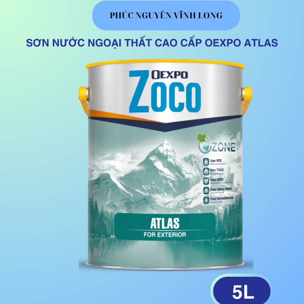 Sơn Ngoại Thất Cao Cấp Oexpo Atlas [Chính Hãng]