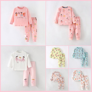  BST bộ thun thu đông bé gái thun cotton xinh xắn Malwee cho bé từ 2-7 tuổi P1 