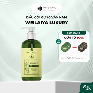 Dầu gội gừng Vân Nam Weilaiya Luxury giúp detox da đầu và kích thích mọc tóc x2 cho da dầu 420ml