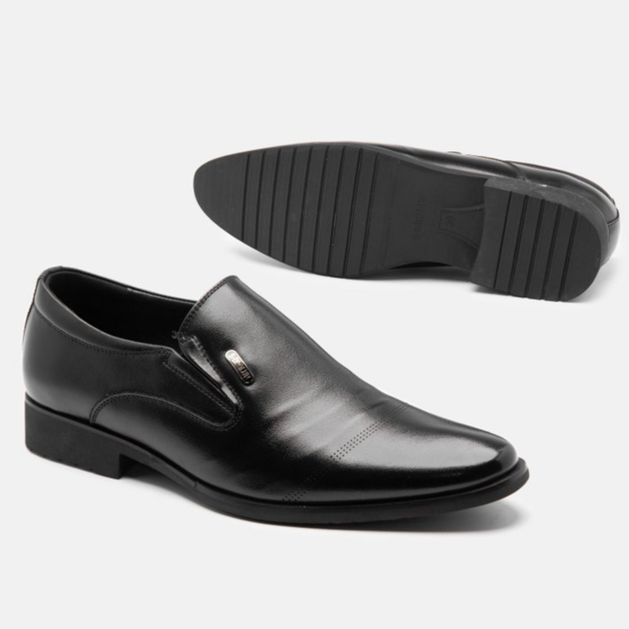 Giày Da Lười Nam Tăng Chiều cao đế khâu  4cm G55  mềm mại dễ sử dụng kiểu dáng đơn giản bảo hành 12 tháng
