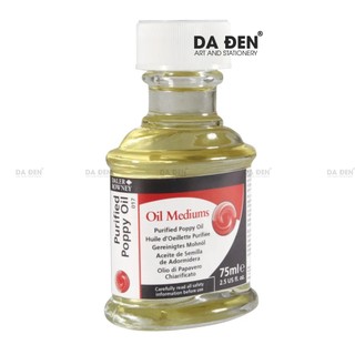 [DA ĐEN - QUẬN 3] (Dầu Anh Cúc) Pha Loãng Daler Rowney Georgian Purified Poppy Oil 75ml