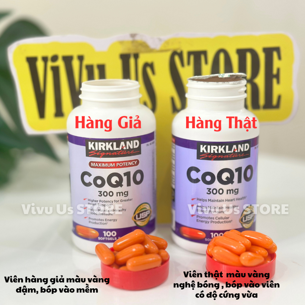 Viên uống Bổ Tim Mạch CoQ10 300mg Kirkland chính hãng của Mỹ ( HSD 5/2027 )